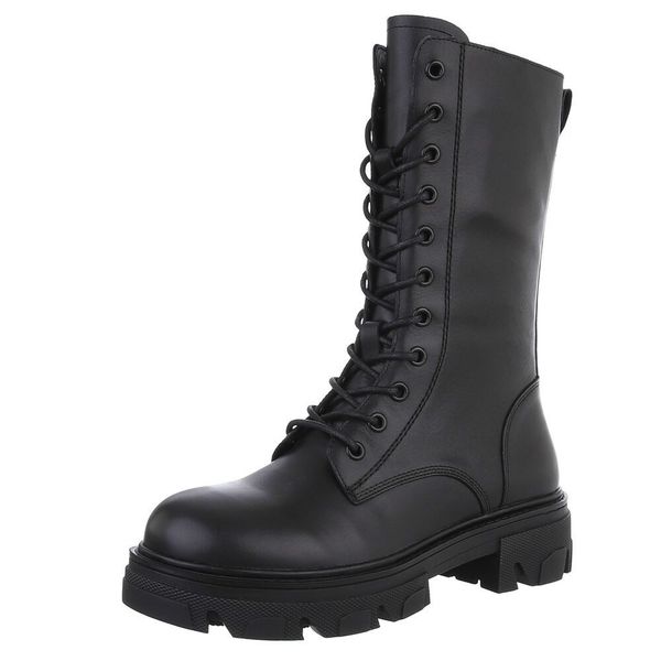 Ital-Design Damen Freizeitschnürschuhe aus echtem Leder günstig online kaufen