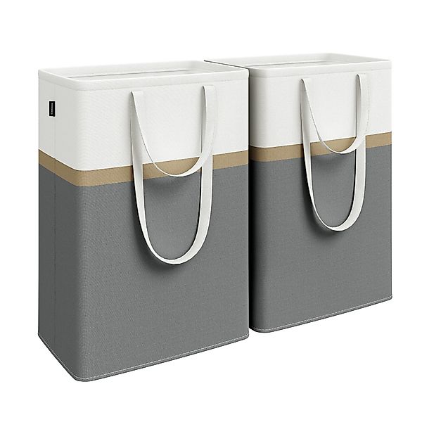 SONGMICS Wäschekorb, 2er Set, 75 L günstig online kaufen