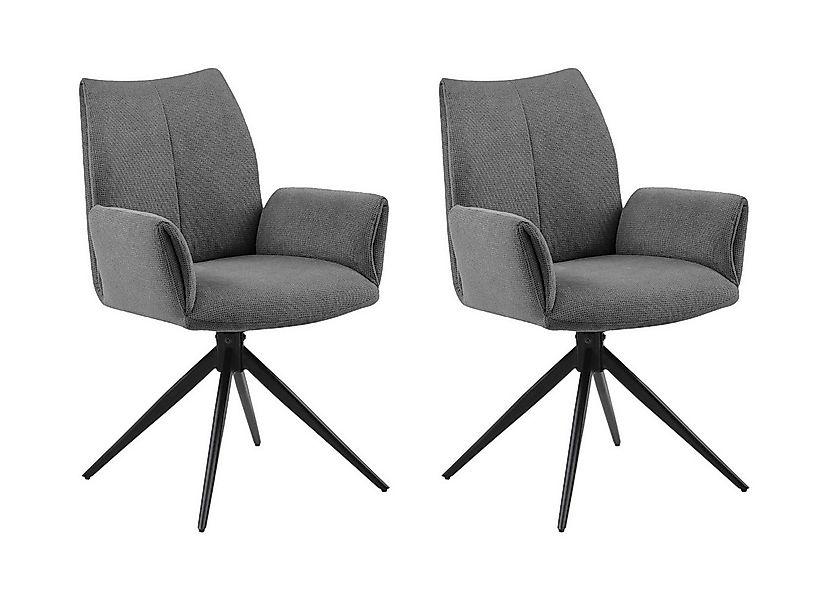 LC Home Esszimmerstuhl LC Home Drehstuhl Esszimmerstuhl Monti Webstoff anth günstig online kaufen