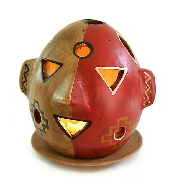 Windlicht Aus Keramik "Maske" günstig online kaufen