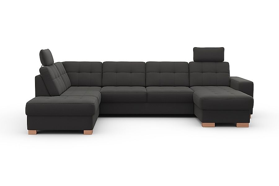 sit&more Wohnlandschaft »Quincy U-Form«, wahlweise mit Bettfunktion und Bet günstig online kaufen