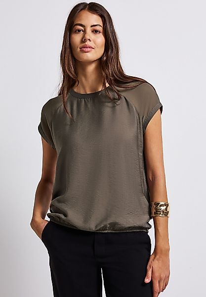 STREET ONE Kurzarmbluse – Blusenshirt mit günstig online kaufen