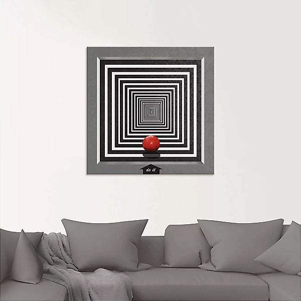 Artland Glasbild »Mach es«, Muster, (1 St.), in verschiedenen Größen günstig online kaufen