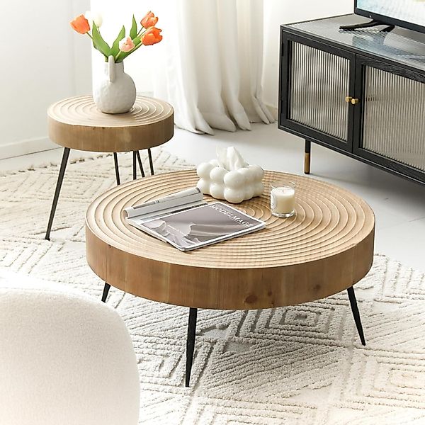 Art Leon Couchtisch GR-JY1450-8611-8613 (Couchtisch Rund günstig online kaufen