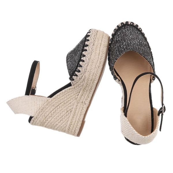 Ital-Design Moderne Espadrilles mit Keilabsatz für günstig online kaufen