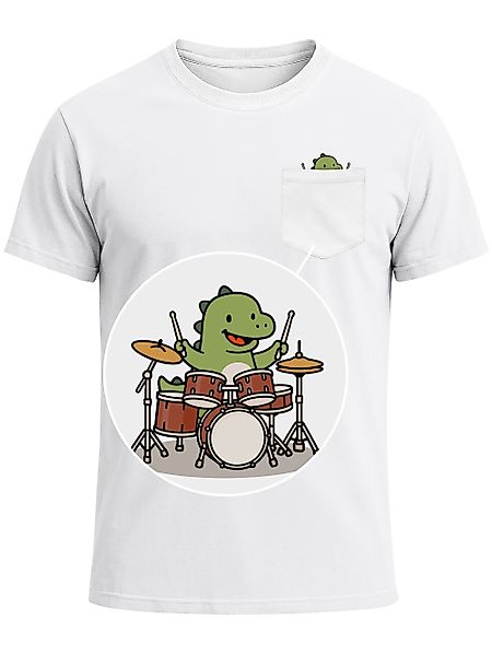 MoonWorks Print-Shirt Herren T-Shirt mit Brusttasche günstig online kaufen