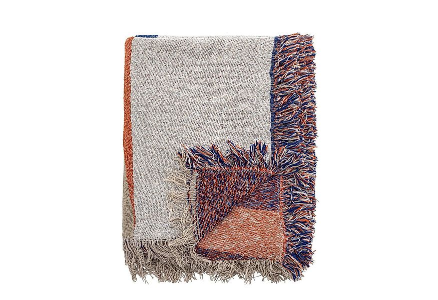 Wohndecke Bloomingville Clarita Decke, Orange, 160 x 130 cm, Bloomingville günstig online kaufen