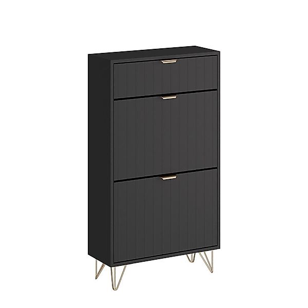 Vicco Schuhschrank Helge, Schwarz, 60 x günstig online kaufen