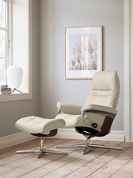 Stressless Relaxsessel "Sunrise" mit Cross Base, Größe S, M & L, Holzakzent günstig online kaufen