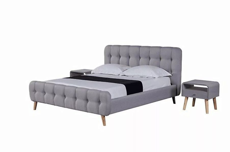 JVmoebel Bett Betten Leder Design Bett Doppel Ehe Modernes Hotel Gestell Lu günstig online kaufen