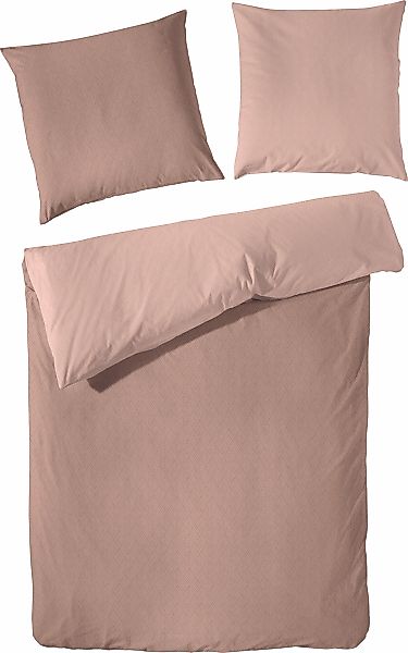 Primera Wendebettwäsche "Kate" 2 Stk. tlg. mit Two-Tone-Optik, feines Grafi günstig online kaufen