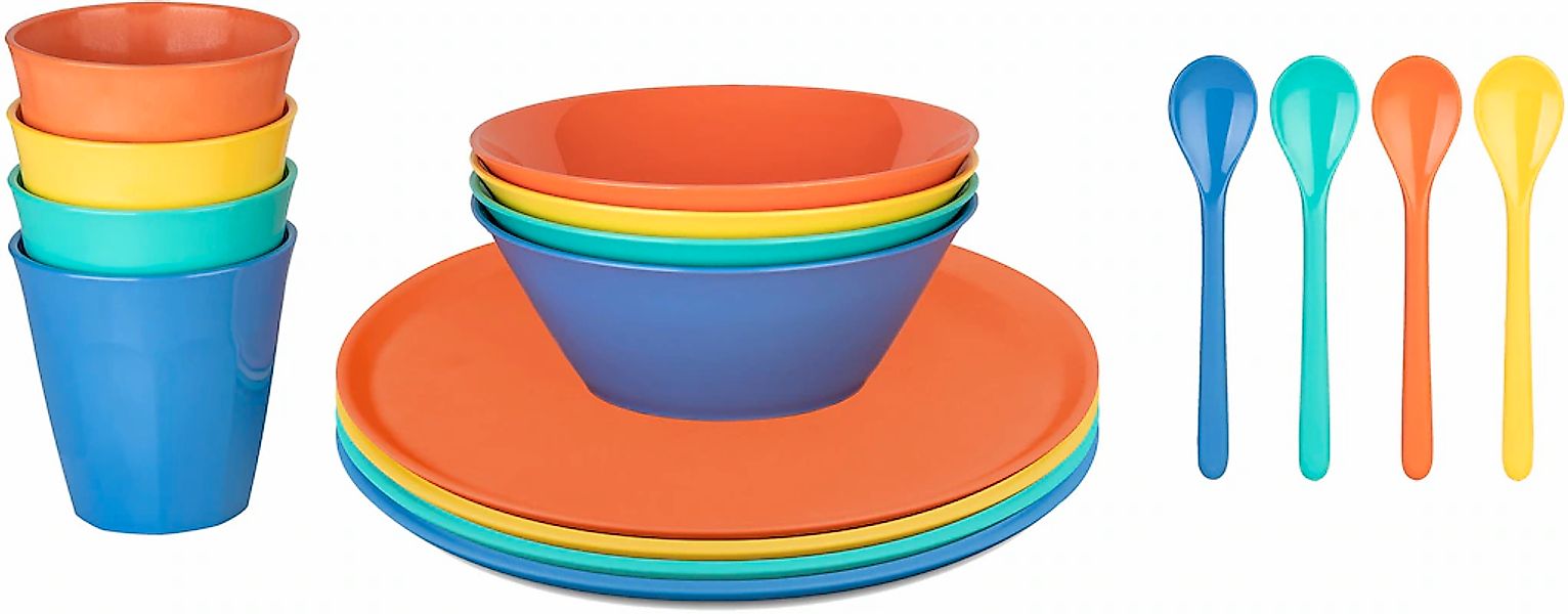 KOZIOL Geschirr-Set "NORA SET LOLLIPOP" 100% recycelbar, 100% made in Germa günstig online kaufen