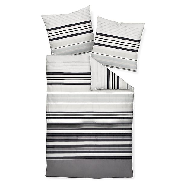 Janine Bettwäsche Palermo 31155 08 Grau, günstig online kaufen