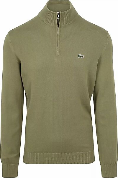 Lacoste Pullover Zipper Khaki - Größe 3XL günstig online kaufen