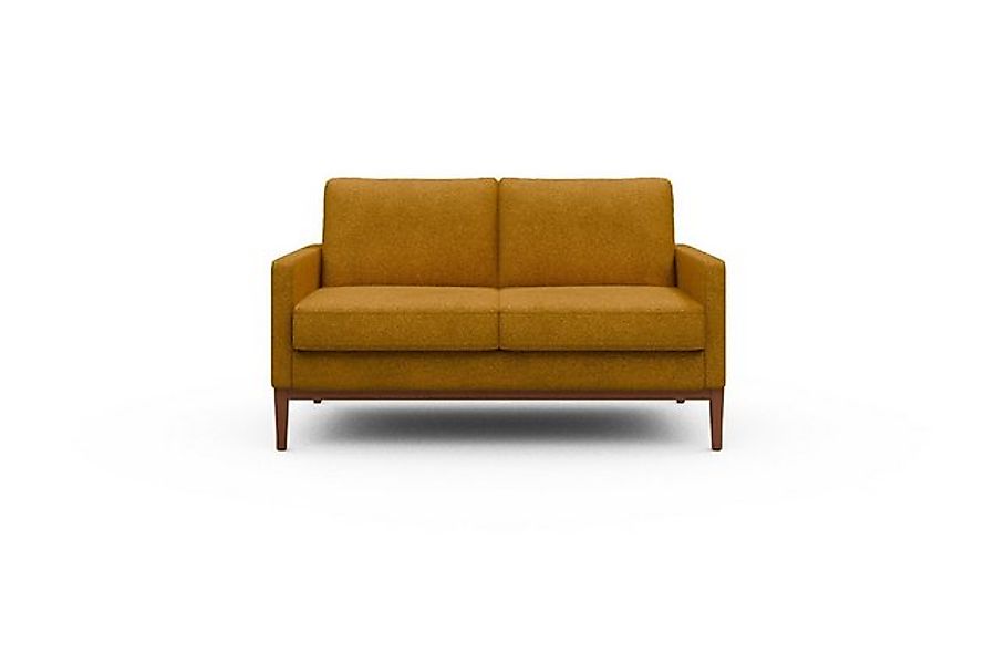 moebelfaktor Sofa Bodo 2-Sitzer, Retro-Design, elegante Linien, stabile Hol günstig online kaufen