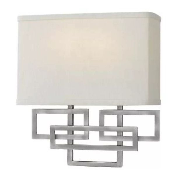 Wandlampe CHINO Nickel Design Lampe Wohnzimmer günstig online kaufen