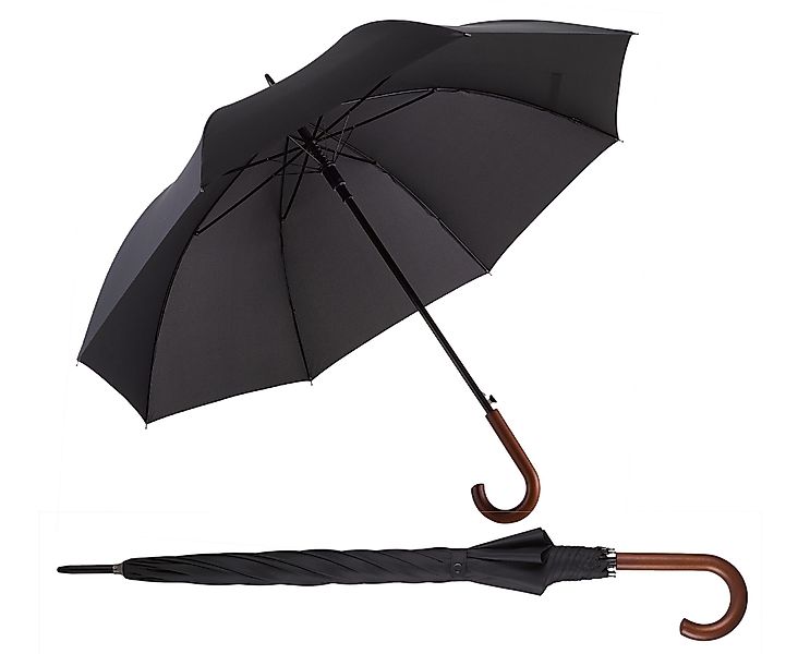 EuroSCHIRM® Partnerschirm Automatik W130, schwarz, Regenschirm günstig online kaufen