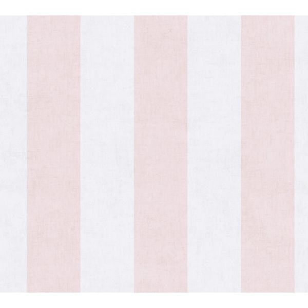 A.S. Creation Vliestapete Streifen 10,05 m x 0,53 m Creme-Rosa FSC® günstig online kaufen