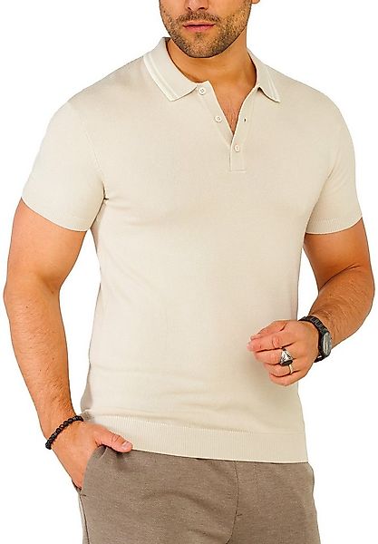 SOULSTAR Poloshirt S2TALSI Herren Basic Kurzarm Knit Polo Hemd Feinstrick K günstig online kaufen