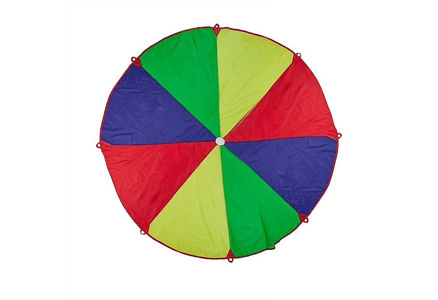 relaxdays Spielzeug-Gartenset Buntes Schwungtuch Ø 3,5 m günstig online kaufen