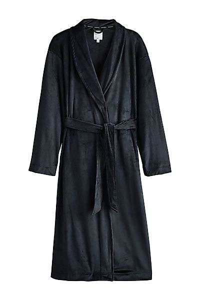 Next Damenbademantel Langer Morgenmantel mit Kordel, günstig online kaufen