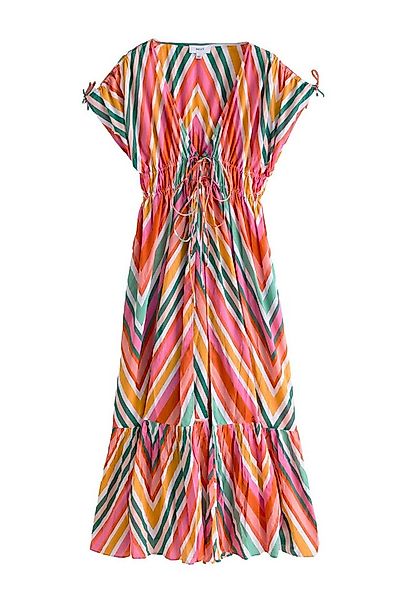 Next Strandkleid Langer Strandkaftan aus 100 % Baumwolle (1-tlg) günstig online kaufen