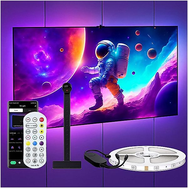 Jibenhome LED Stripe RGB TV Hintergrundbeleuchtung günstig online kaufen