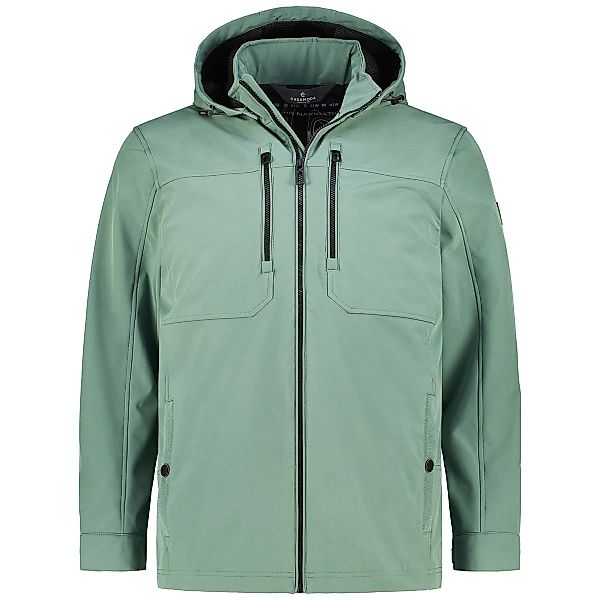 CASA MODA Softshell-Funktionsjacke, winddicht Farbe grün Größe: 4XL günstig online kaufen