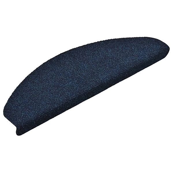 Selbstklebende Treppenmatten 15 Stk. Navy 65x21x4cm Nadelvlies günstig online kaufen