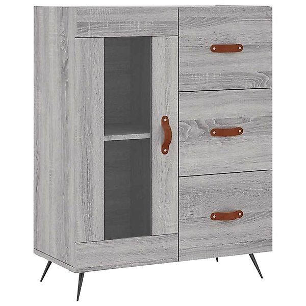 vidaXL Sideboard Grau Sonoma 69,5x34x90 cm Holzwerkstoff 828018 günstig online kaufen