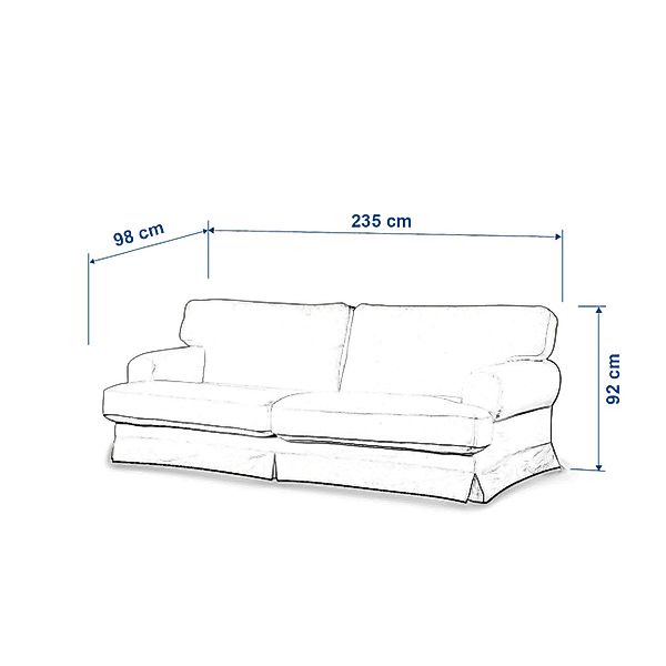 Bezug für Ekeskog Schlafsofa, dunkelgrau, Bezug für Ekeskog Schlafsofa, Edi günstig online kaufen