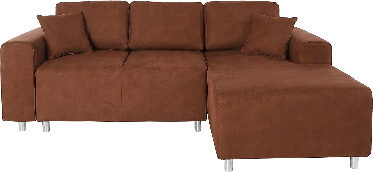 Home affaire Ecksofa "Györ", L-Form, wahlweise mit Bettfunktion und Bettkas günstig online kaufen
