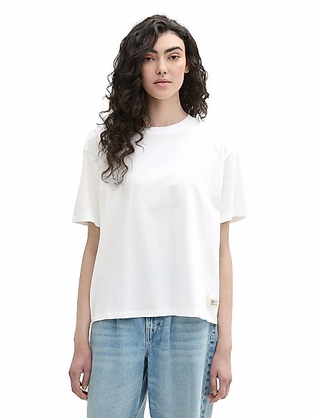 TOM TAILOR Denim T-Shirt "Boxy", aus reiner Baumwolle günstig online kaufen