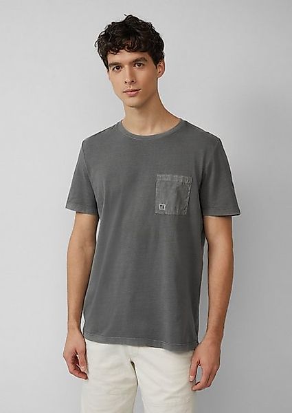s.Oliver Kurzarmshirt T-Shirt mit Brusttasche und Garment Dye Label-Patch günstig online kaufen