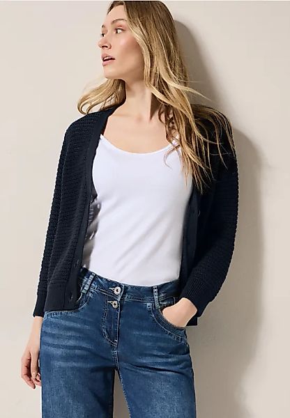 Cardigan mit Häkel-Struktur günstig online kaufen