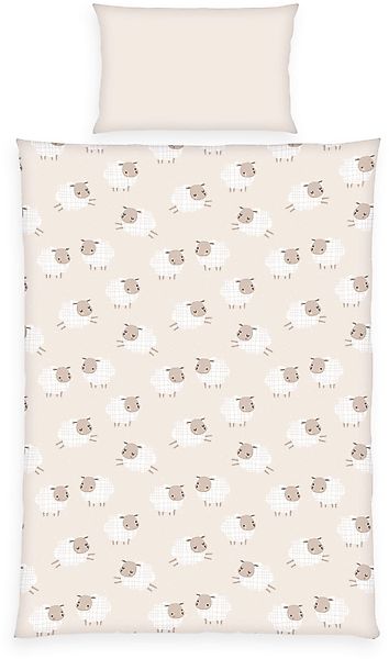Baby Best Wendebettwäsche babybest Schäfchen, Flanell, günstig online kaufen