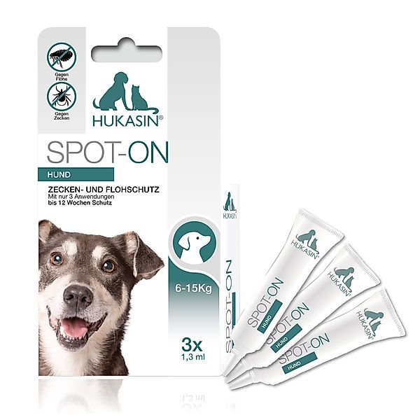 Hukasin Zeckenschutzmittel Hukasin® Spot On Hund günstig online kaufen