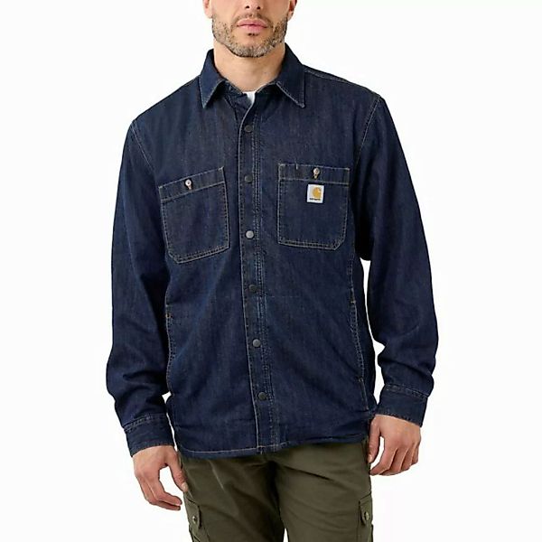 Carhartt Outdoorhemd Carhartt Herren Langarmhemd Denim Fleece Lined Snap günstig online kaufen