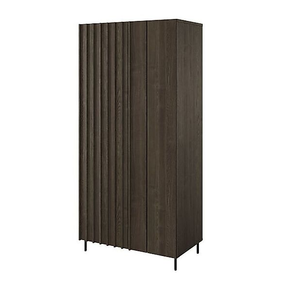 Compleo Kleiderschrank mit geriffelten Fronten MIU günstig online kaufen