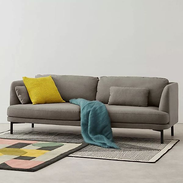 Herman 3-Sitzer Sofa, Manhattangrau - MADE.com günstig online kaufen