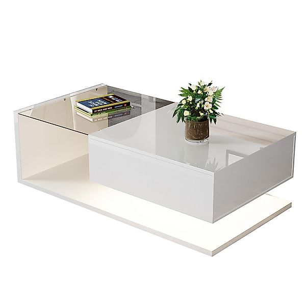 MODFU Couchtisch Beistelltische (Wohnzimmertisch, 1-St., 105*55*32,5cm), günstig online kaufen