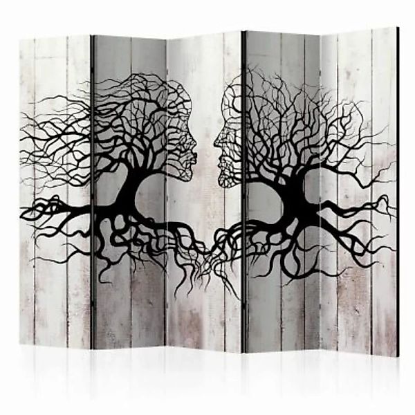 artgeist Paravent A Kiss of a Trees II [Room Dividers] braun-kombi Gr. 225 günstig online kaufen