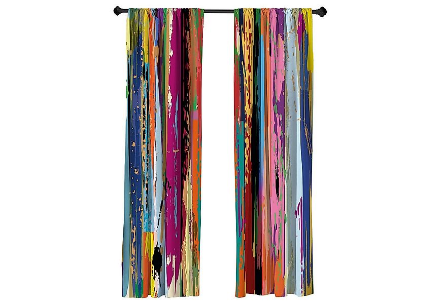 Abakuhaus Gardine Vorhang für Wohnzimmer Schlafzimmer Dekor, Microfaser, Ab günstig online kaufen