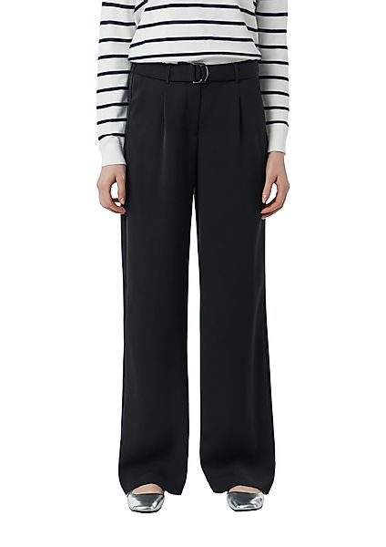 Comma Bundfaltenhose mit Gürtel günstig online kaufen