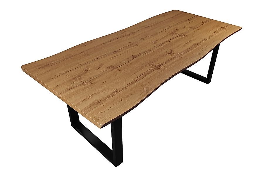 Loreno® Esstisch Josy, Holz Wildeiche-Optik, Baumkante, günstig online kaufen