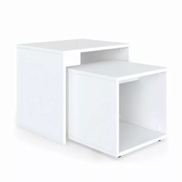 Vicco Beistelltisch Set Weiß weiß günstig online kaufen
