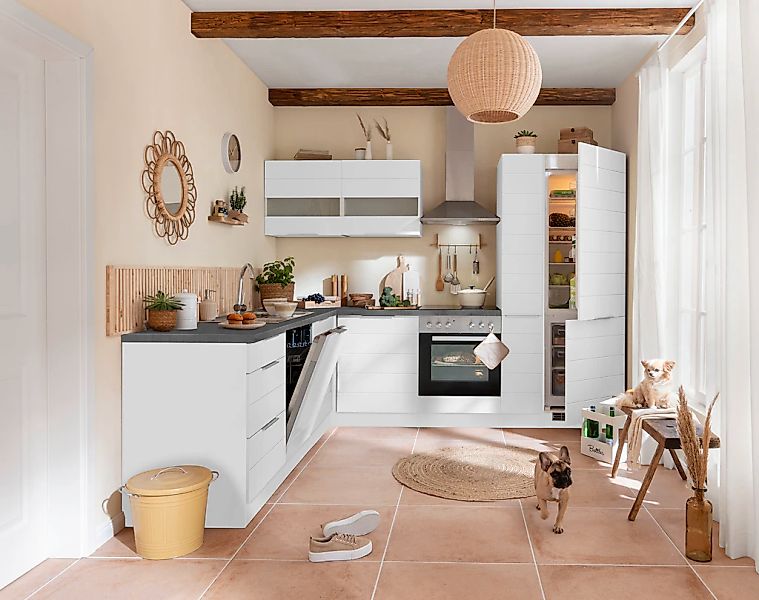 KOCHSTATION Winkelküche "KS-Luhe" Stellbreite 240x270 cm, wahlweise mit ode günstig online kaufen