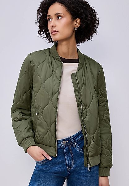 STREET ONE Kurzjacke ohne Kapuze mit Rundhalsausschnitt günstig online kaufen