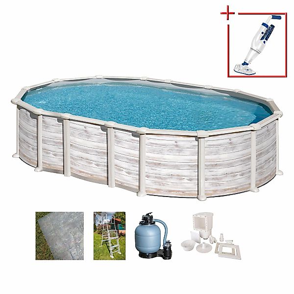 Gre Ovalpool ISLANDIA (Komplett-Set, 5-tlg), Maße günstig online kaufen