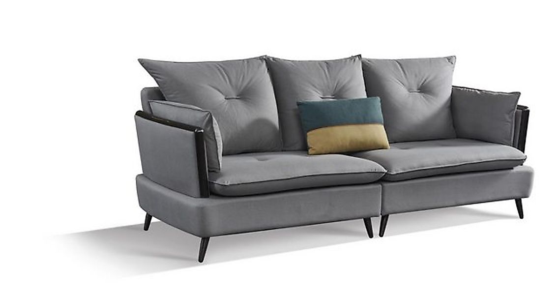 Xlmoebel Sofa 3-Sitzer Stoffsofa Couch Polstergarnitur Moderne Sofagarnitur günstig online kaufen